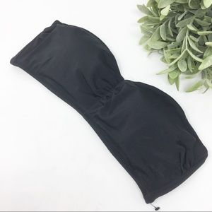 NEW Victoria Secret Swim Bikini Top Black 34A